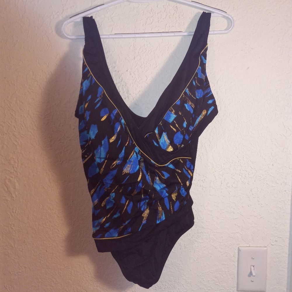 Inches Away Plus Size One Piece Bathing Suit